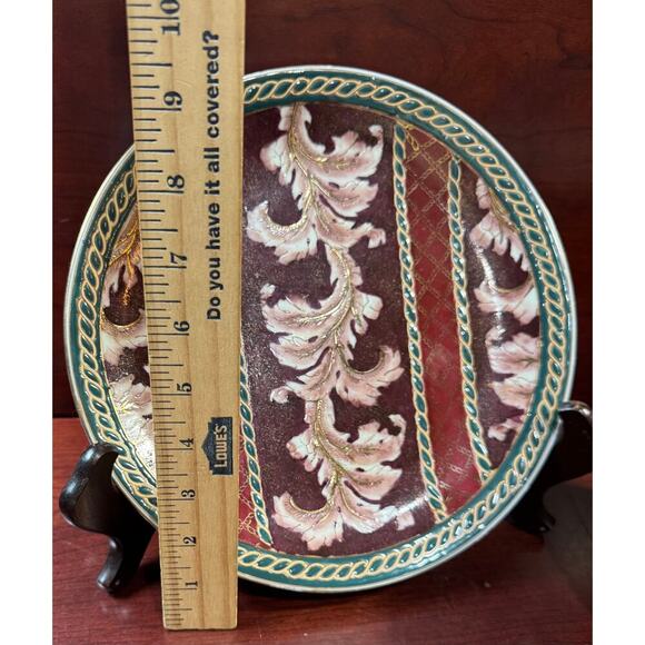 VTG Oriental Moriage Fish Planter & Tray Set Beautiful Intricate Moriage Design - Picture 5 of 12